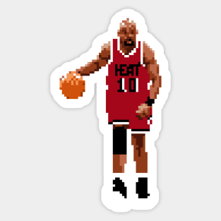Tim Hardaway Heat Pixel Dribble Sticker